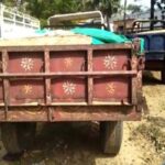 SINGRAULI - अवैध रेत का परिवहन करते ट्रैक्टर वाहन धराया