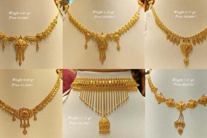 Gold Necklace Design : महिलाएं सोने के नेकलेस की दीवानी होती हैं