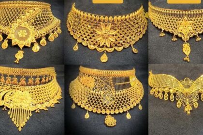 Gold choker design : आपके सिंपल लुक को भी खूबसूरत बना देगी ये गोल्ड चोकर की डिज़ाइन