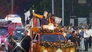 PM Modi Road Show : मोदी का मैजिक, संस्कारधानी में हुआ 40 मिनट का रोड शो
