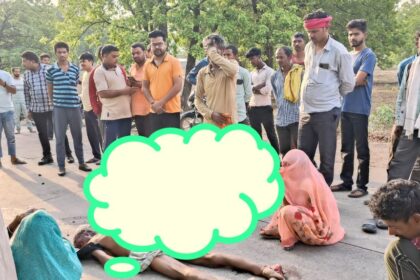 Singrauli - crushed by unknown vehicle, death on the spot